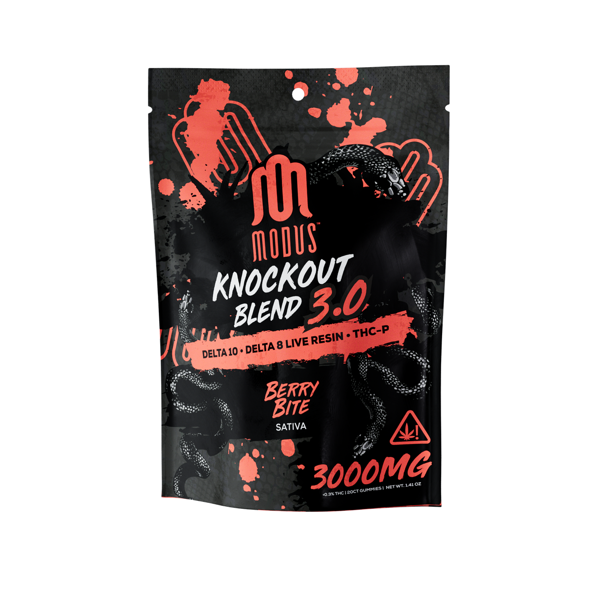 MODUS Knockout Blend 3.0 Gummies 3000mg - 20 Count