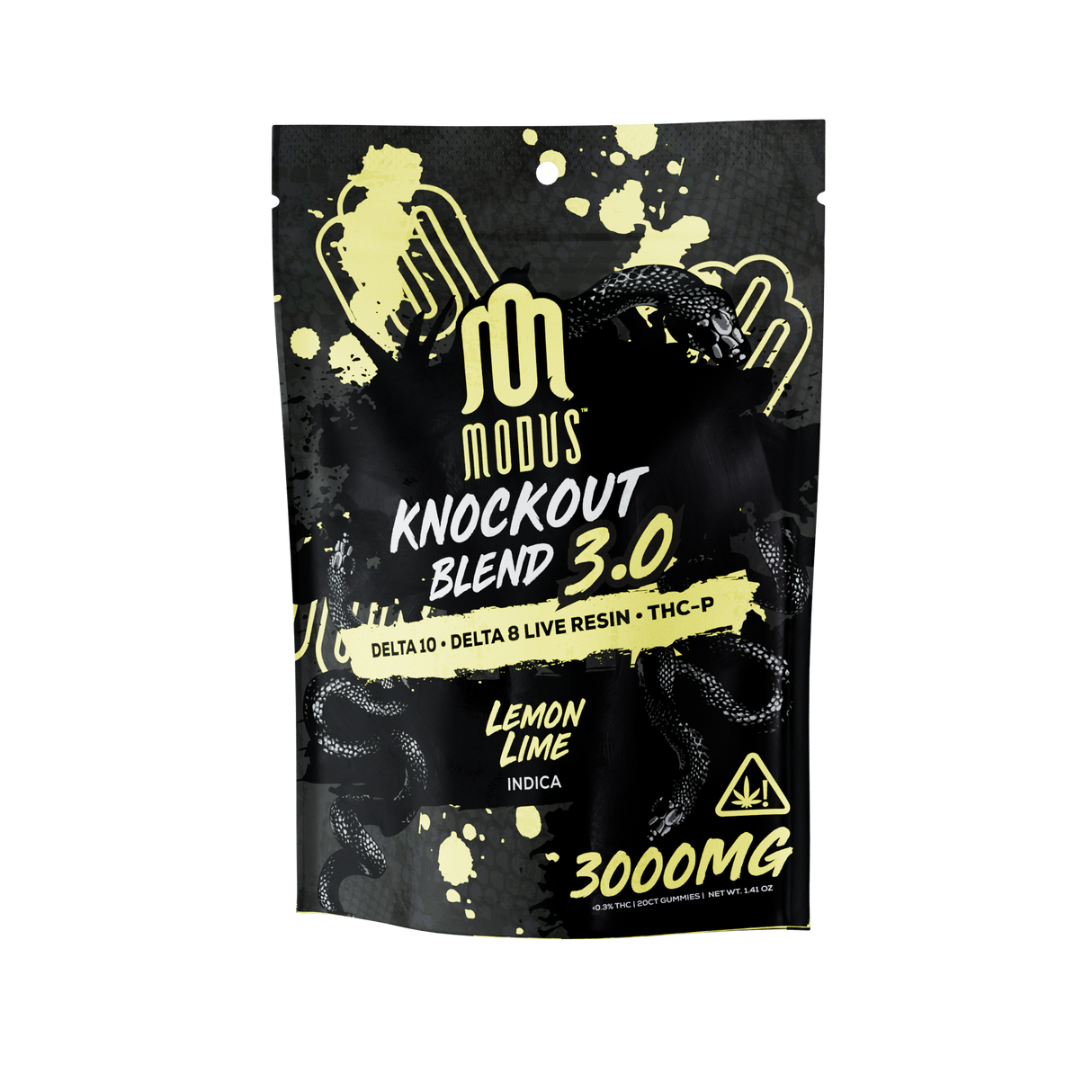 MODUS Knockout Blend 3.0 Gummies 3000mg - 20 Count