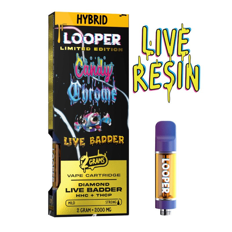 LOOPER Limited Edition Diamond Live Badder HHC THCP Cartridge 2G