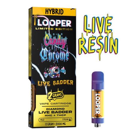 LOOPER Limited Edition Diamond Live Badder HHC THCP Cartridge 2G