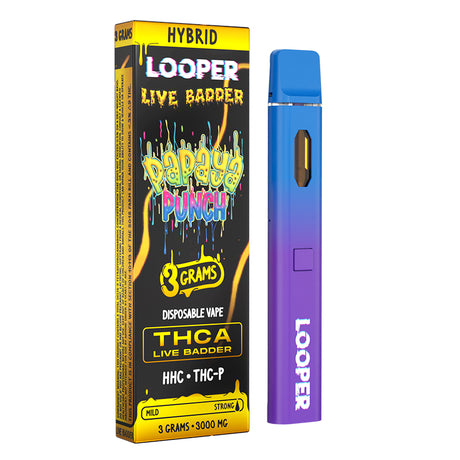 LOOPER Limited Edition THCA Live Badder HHC THCP Disposable 3G