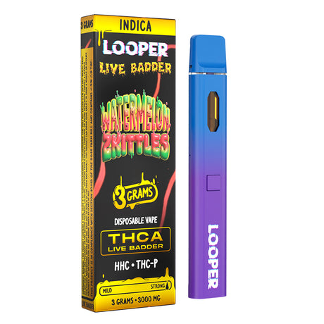 LOOPER Limited Edition THCA Live Badder HHC THCP Disposable 3G