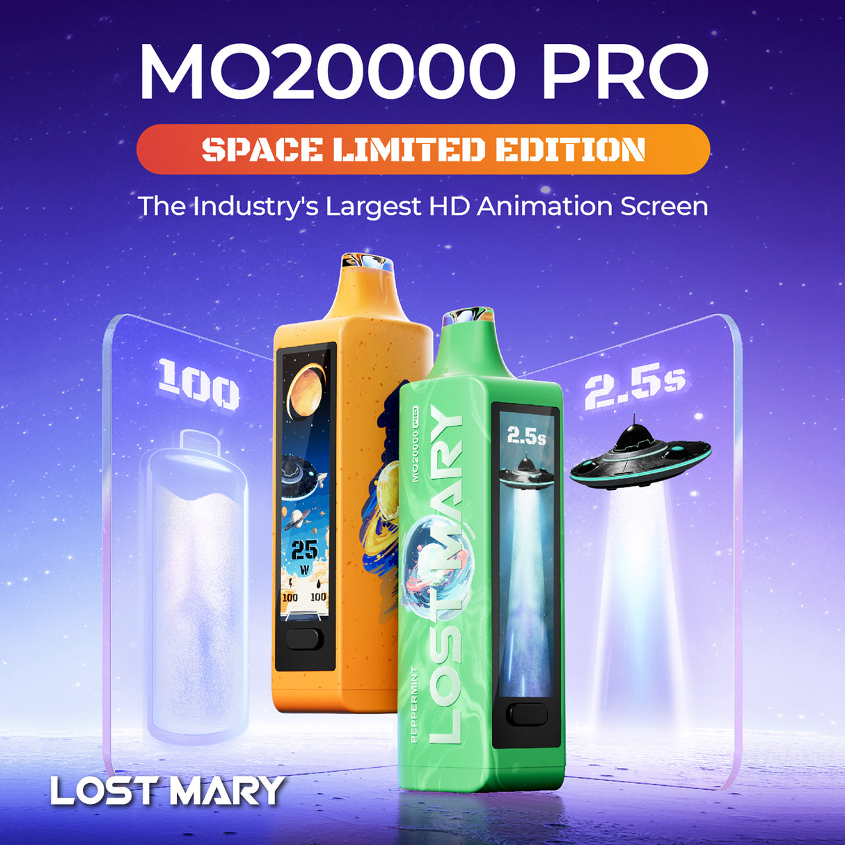 Lost Mary MO20000 Pro SPACE LIMITED EDITION Disposable - 20000 Puffs (4 Box per Flavor Max Limit)