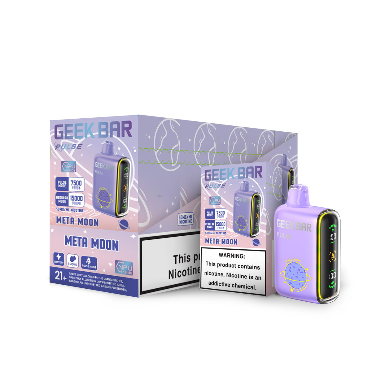 Geek Bar Pulse Rechargeable Disposable Device – 15000 Puffs