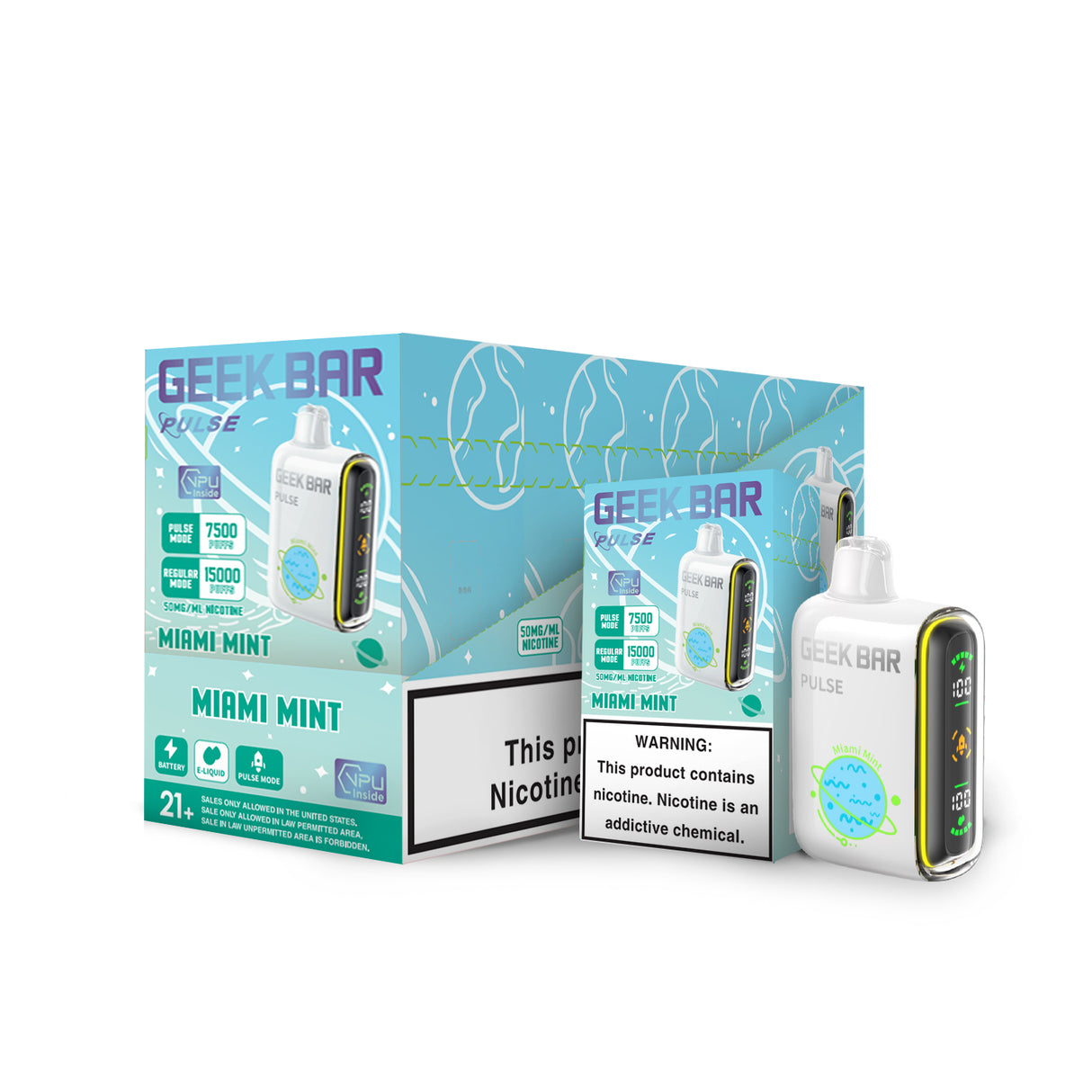 Geek Bar Pulse Rechargeable Disposable Device – 15000 Puffs