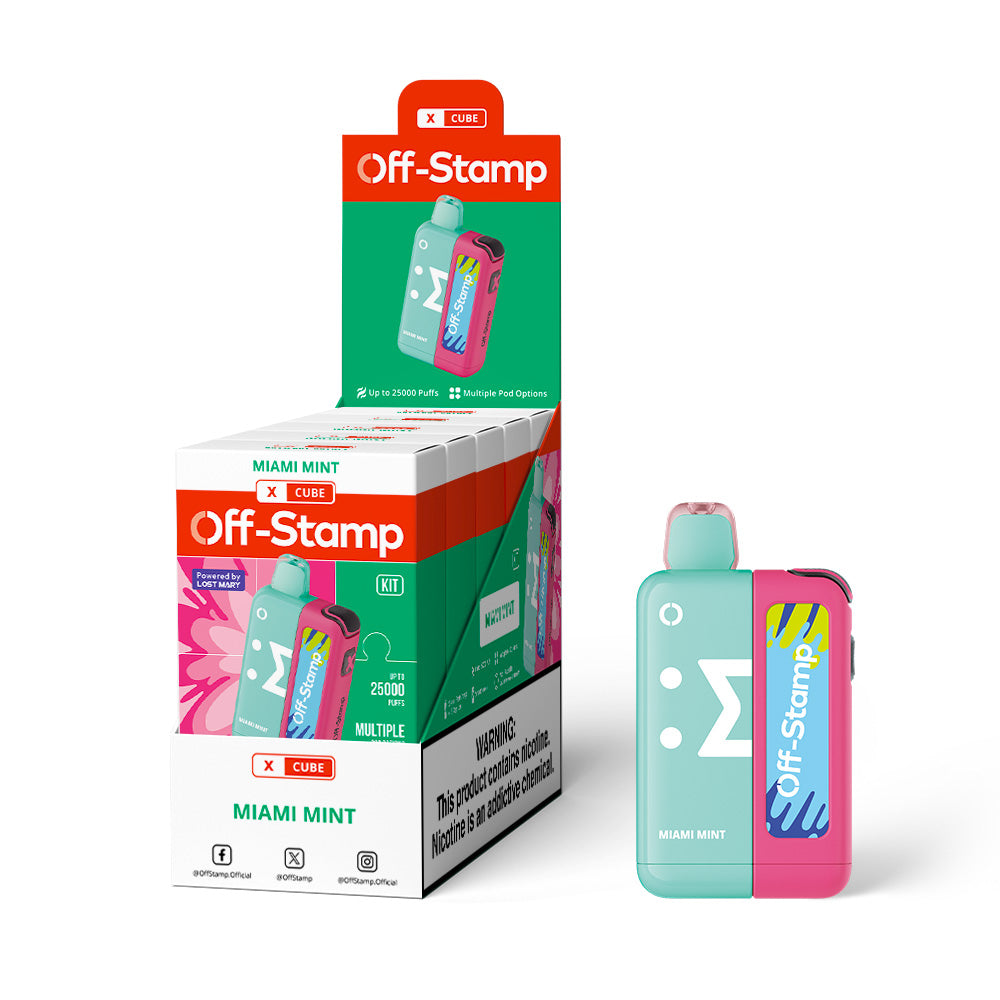 Off-Stamp X-CUBE 25K Disposable KIT Powered By LOST MARY – 25000 Puffs