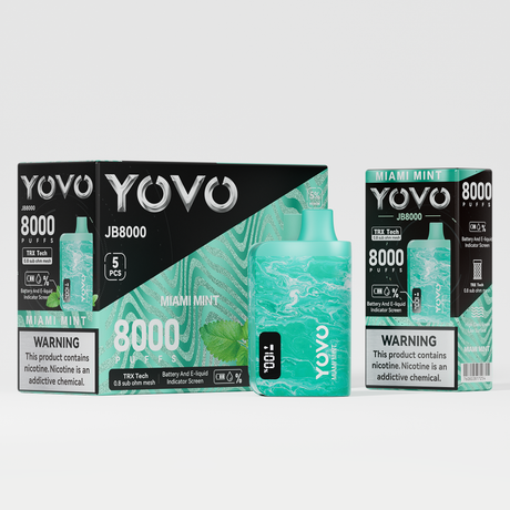 Yovo JB8000 Smart Disposable – 8000 Puffs [BUY 5 BOXES GET 1 FREE] Yovo Yovo JB8000 Smart Disposable – 8000 Puffs [BUY 5 BOXES GET 1 FREE]