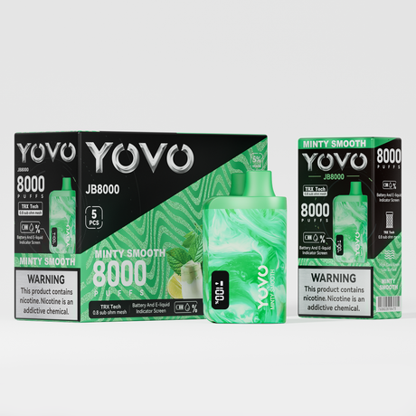 Yovo JB8000 Smart Disposable – 8000 Puffs [BUY 5 BOXES GET 1 FREE] Yovo Yovo JB8000 Smart Disposable – 8000 Puffs [BUY 5 BOXES GET 1 FREE]