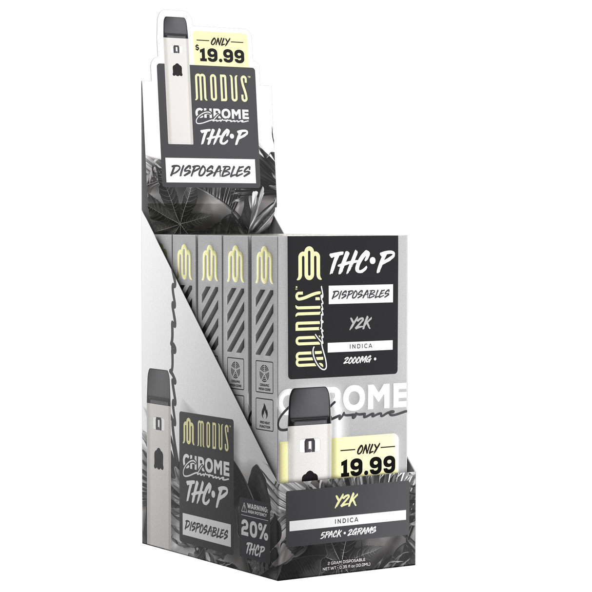 MODUS Chrome THC-P Pocket Dabs - 2g Disposable