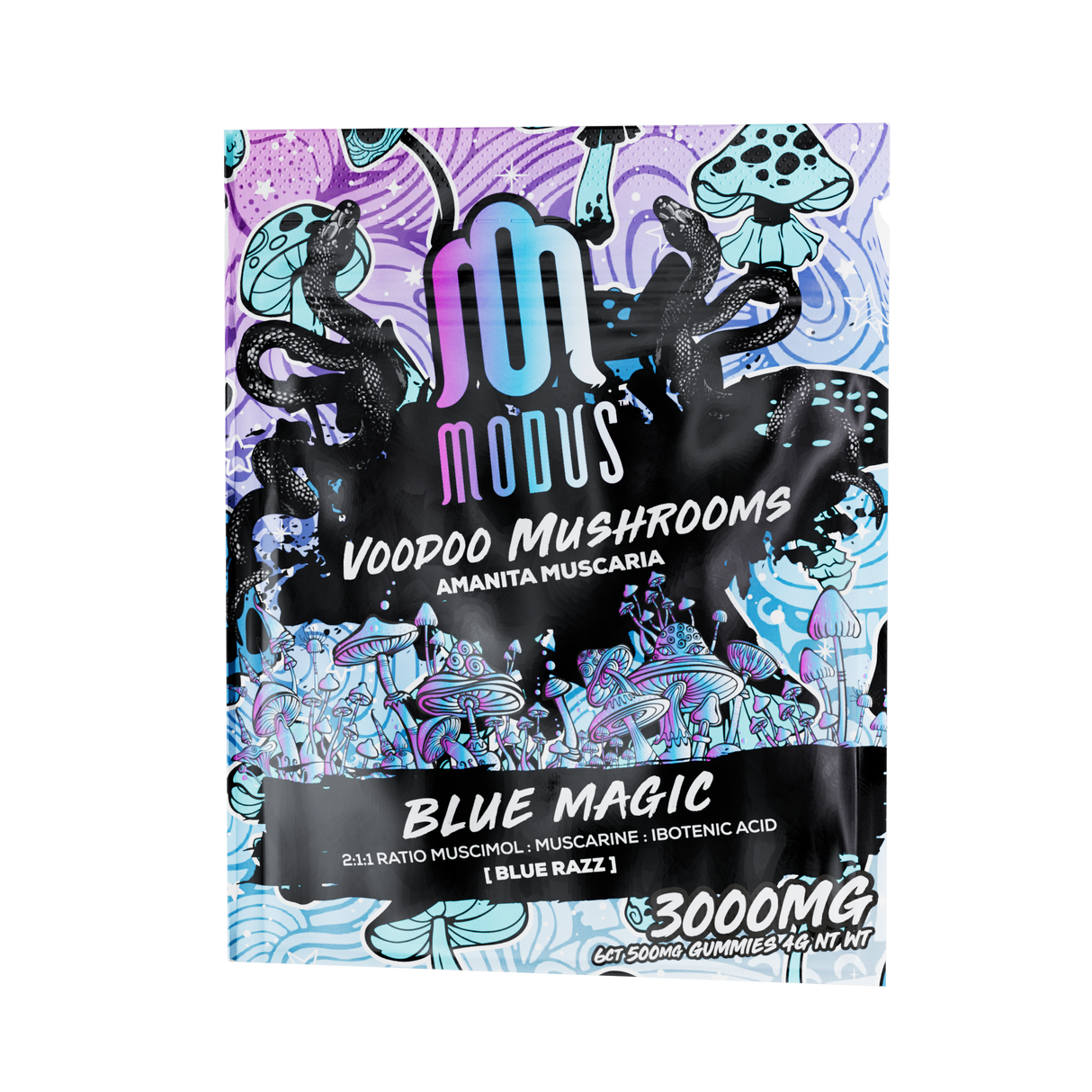 MODUS Voodoo Mushroom Gummies 3000mg - 6 Count