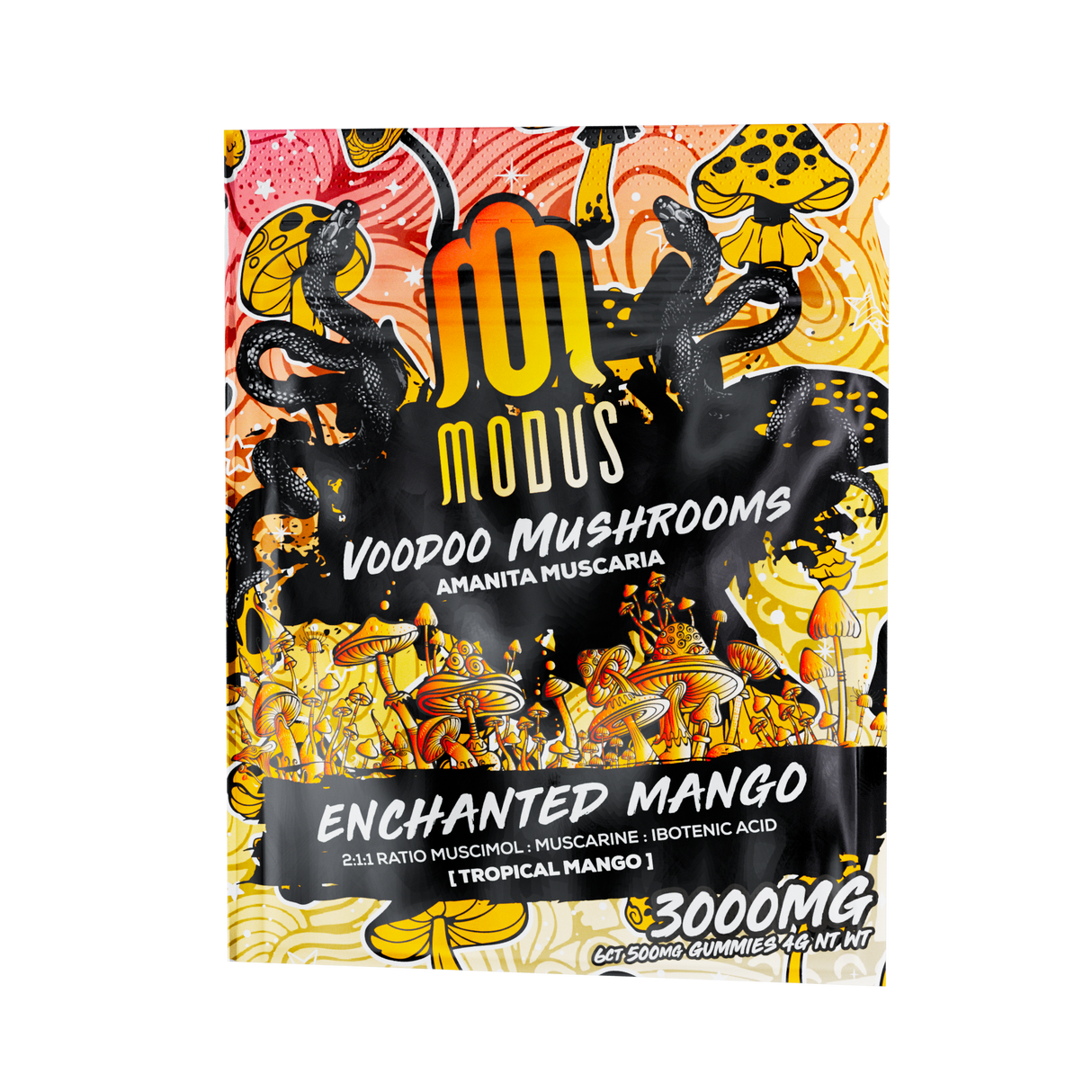 MODUS Voodoo Mushroom Gummies 3000mg - 6 Count