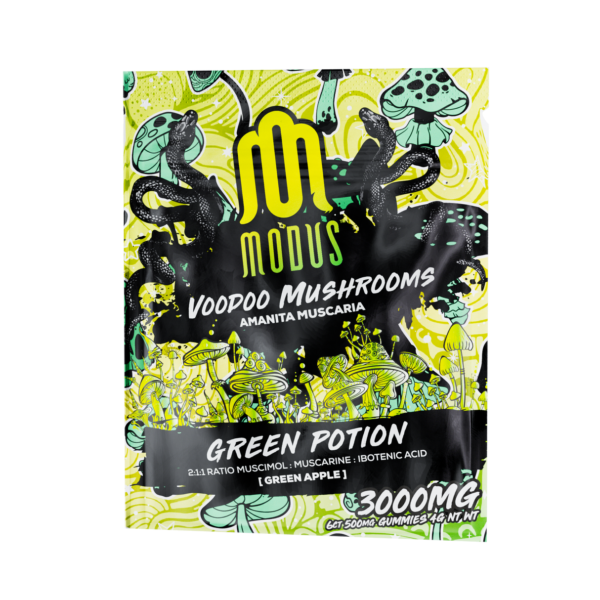 MODUS Voodoo Mushroom Gummies 3000mg - 6 Count