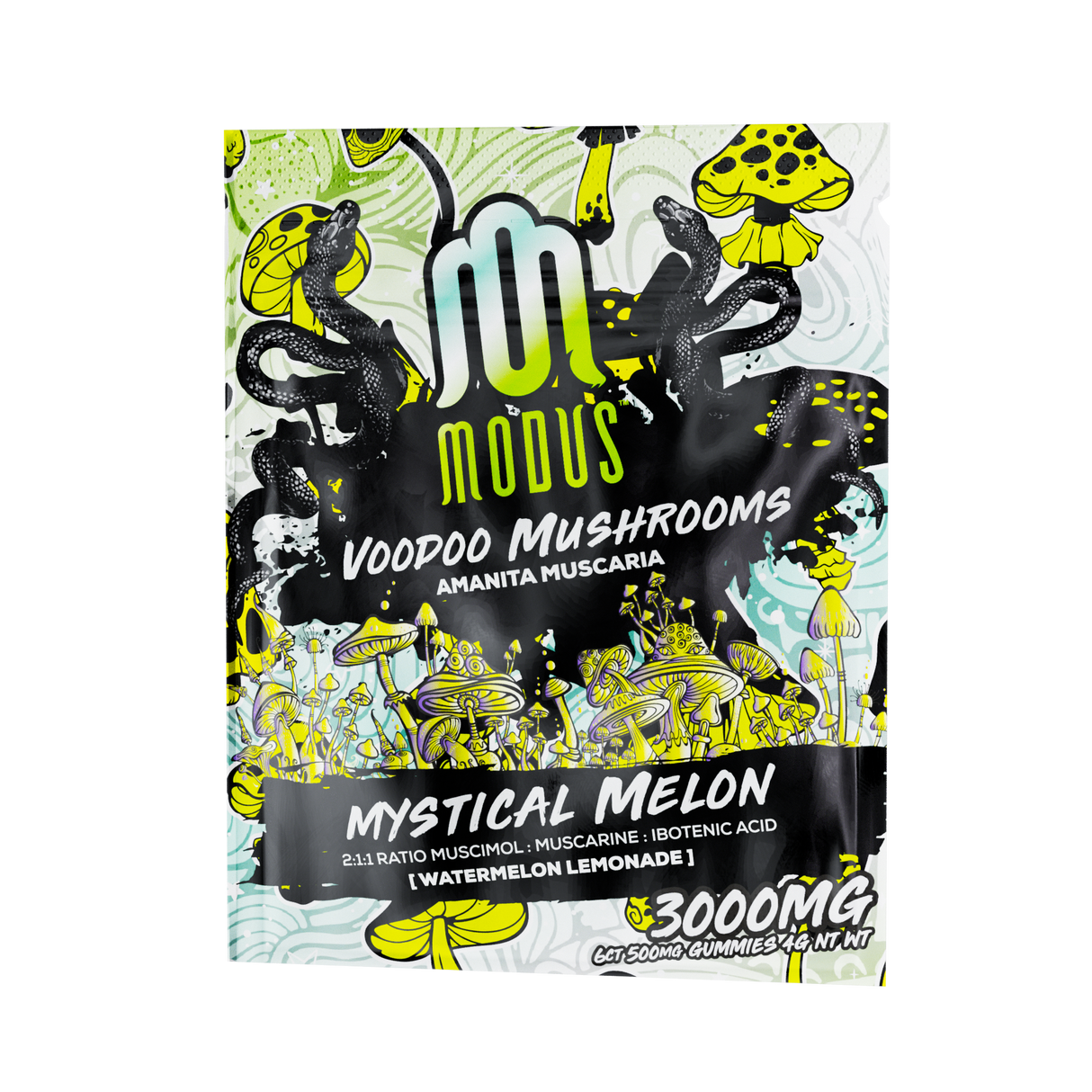 MODUS Voodoo Mushroom Gummies 3000mg - 6 Count