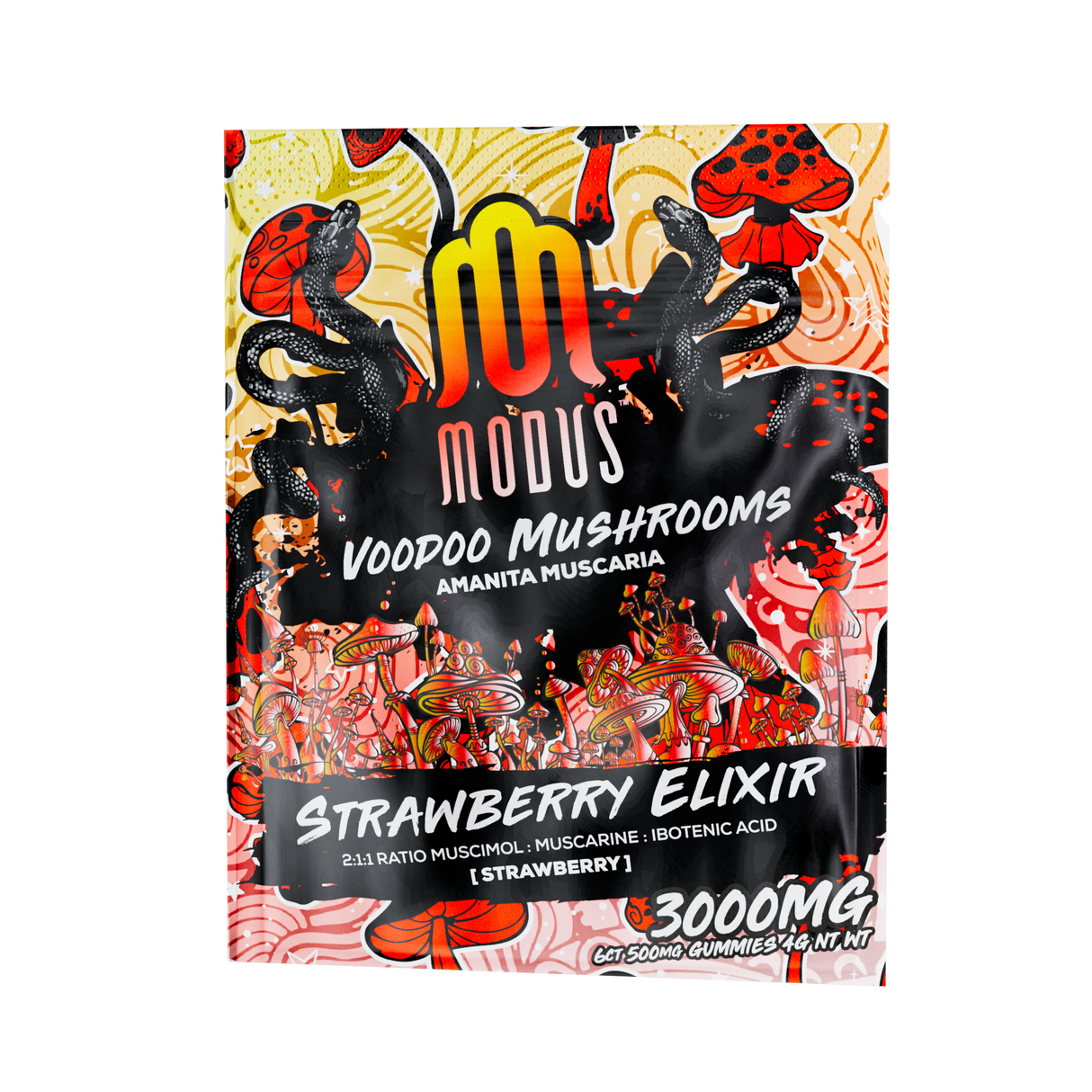 MODUS Voodoo Mushroom Gummies 3000mg - 6 Count