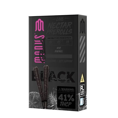 MODUS Black Live Nectar THC-P 1g Pre Rolls - 2 Count