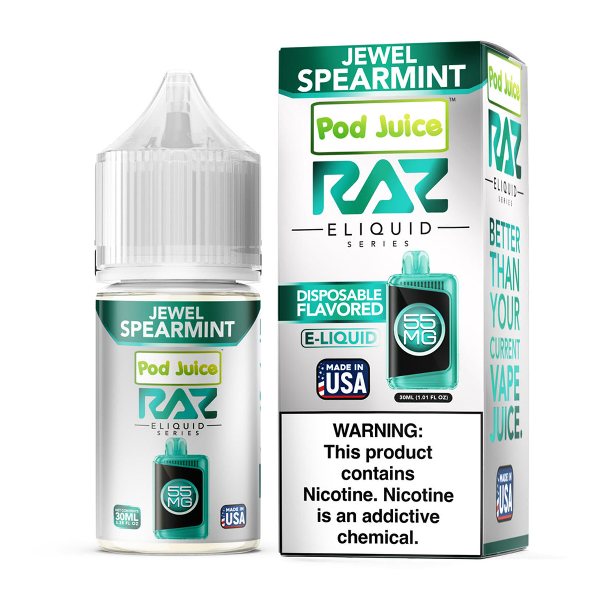 POD Juice x RAZ Series Nic Salt 30ML E-Liquid