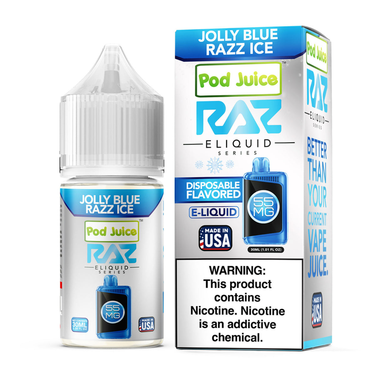 POD Juice x RAZ Series Nic Salt 30ML E-Liquid