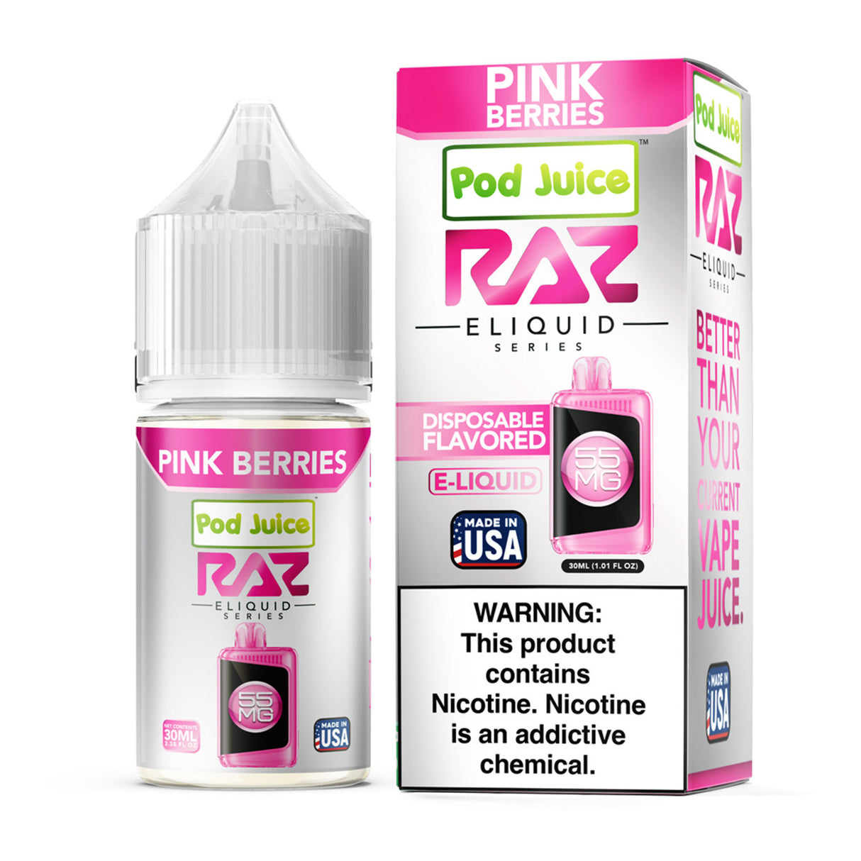 POD Juice x RAZ Series Nic Salt 30ML E-Liquid