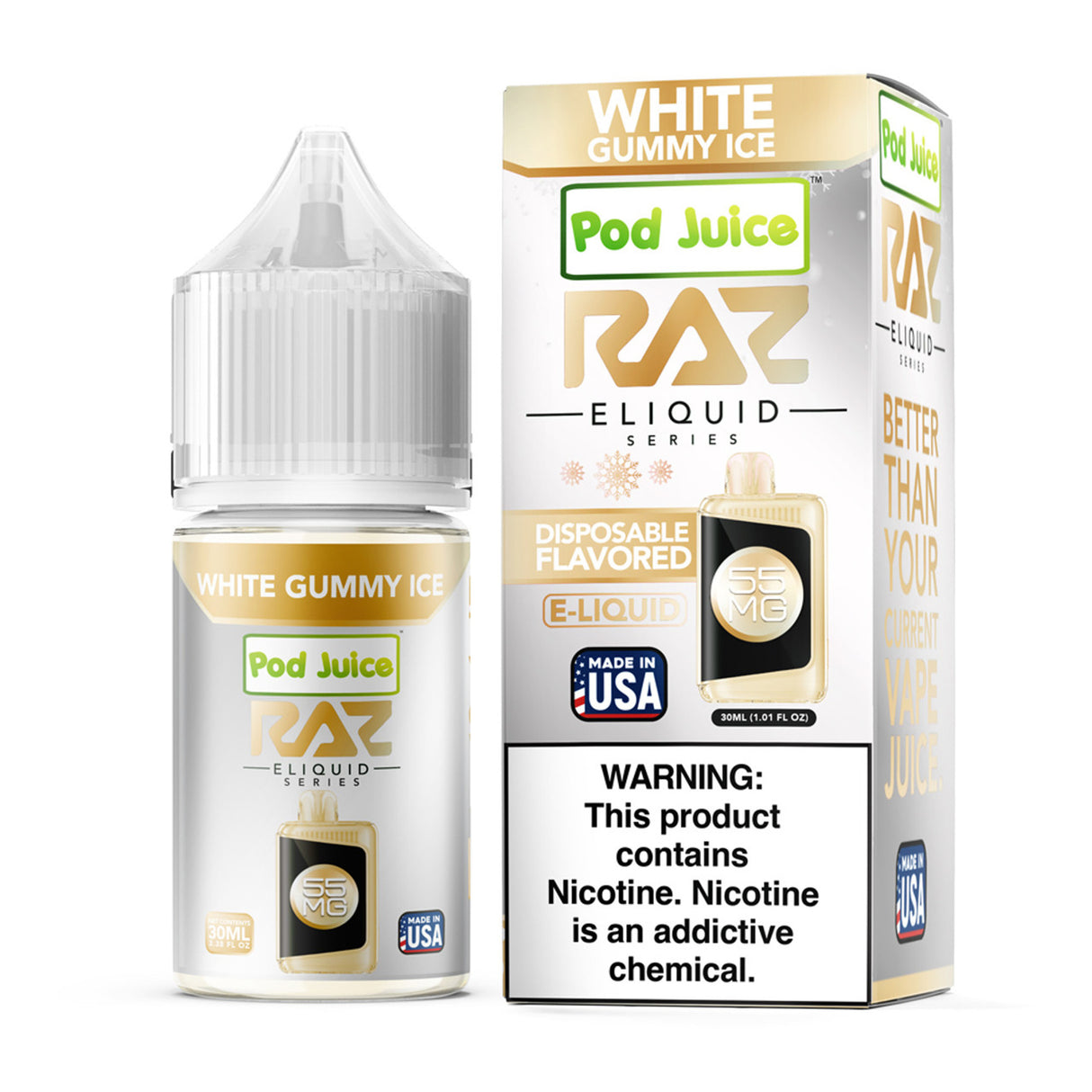 POD Juice x RAZ Series Nic Salt 30ML E-Liquid