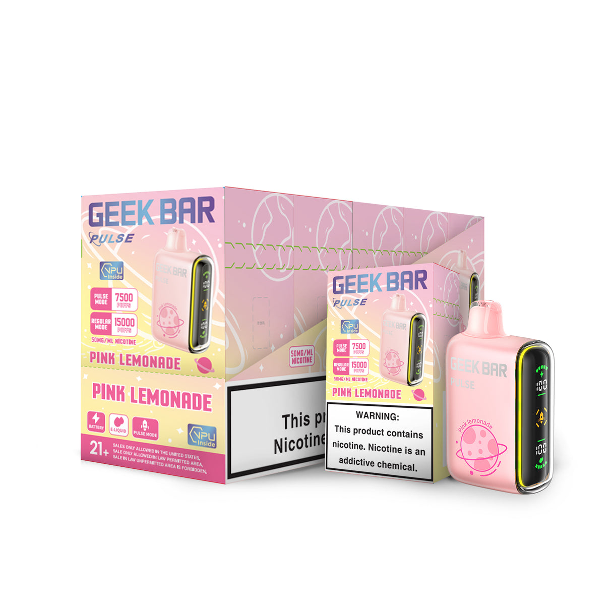 Geek Bar Pulse Rechargeable Disposable Device – 15000 Puffs