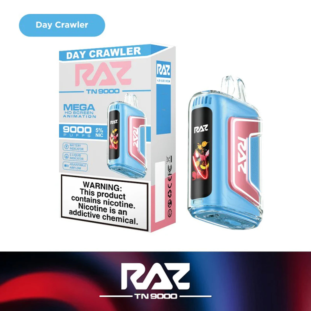 RAZ TN9000 Disposable Device – 9000 Puffs