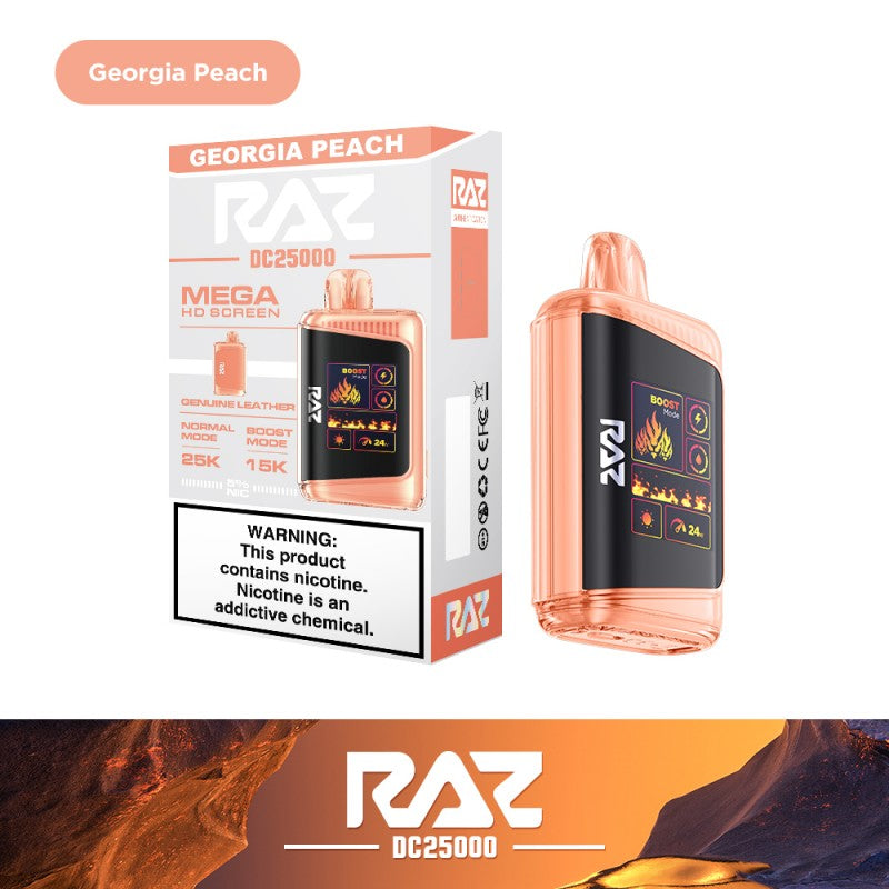 Raz DC25000 25K Puff Rechargeable Disposable Device – 25000 Puffs (2 Box per Flavor Max Limit)