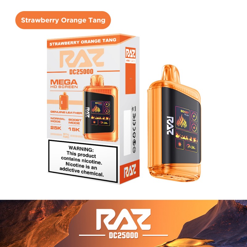 Raz DC25000 25K Puff Rechargeable Disposable Device – 25000 Puffs (2 Box per Flavor Max Limit)