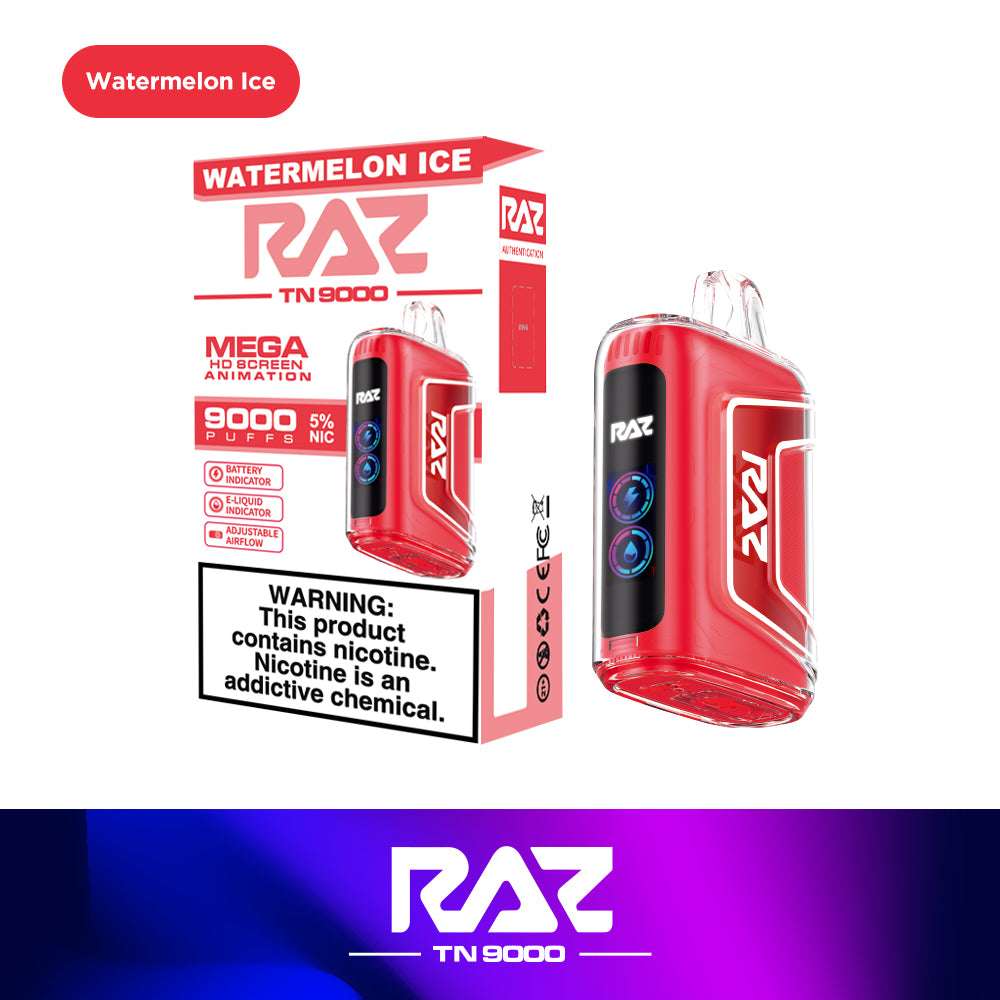 RAZ TN9000 Disposable Device – 9000 Puffs