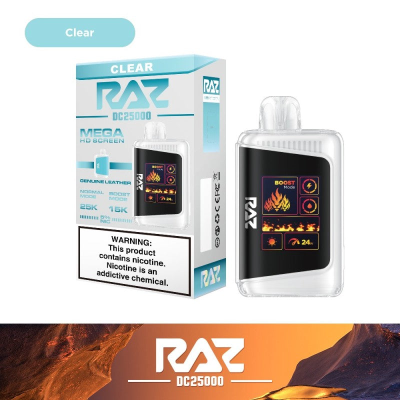 Raz DC25000 25K Puff Rechargeable Disposable Device – 25000 Puffs (2 Box per Flavor Max Limit)