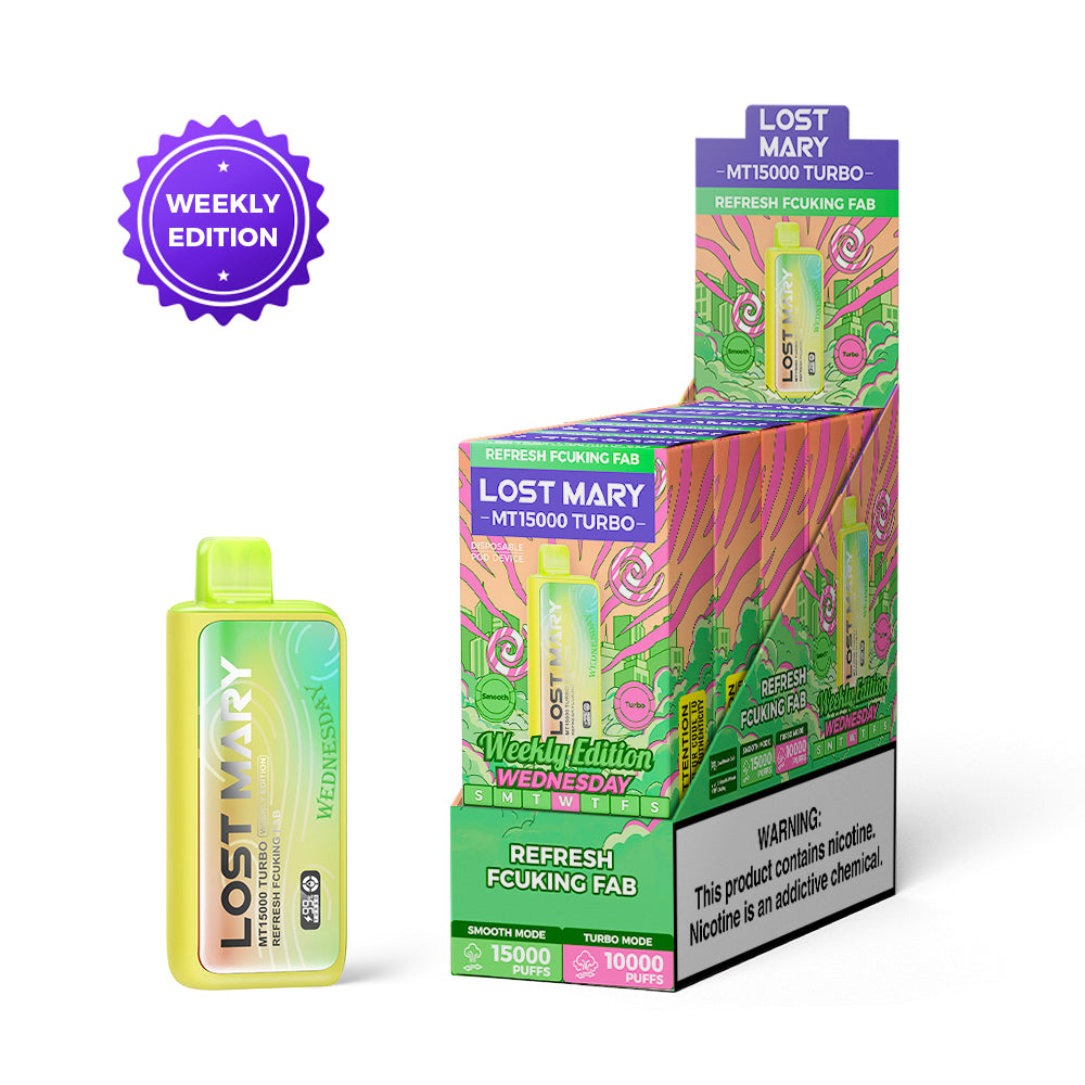 Lost Mary MT15000 Turbo Weekly Edition Disposable – 15000 Puffs