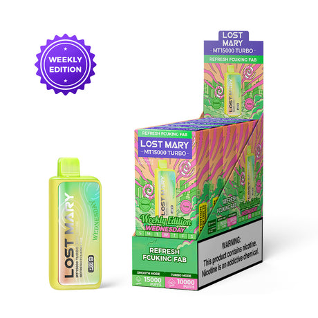 Lost Mary MT15000 Turbo Weekly Edition Disposable – 15000 Puffs