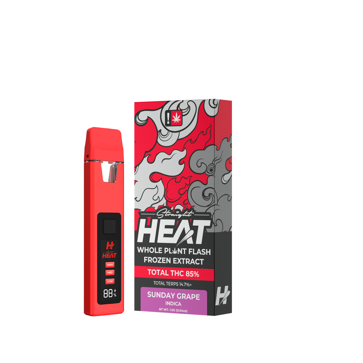 Straight Heat 1g Disposable Device