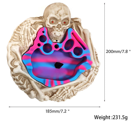 Skull Silicone Ashtray Unishowinc Skull Silicone Ashtray