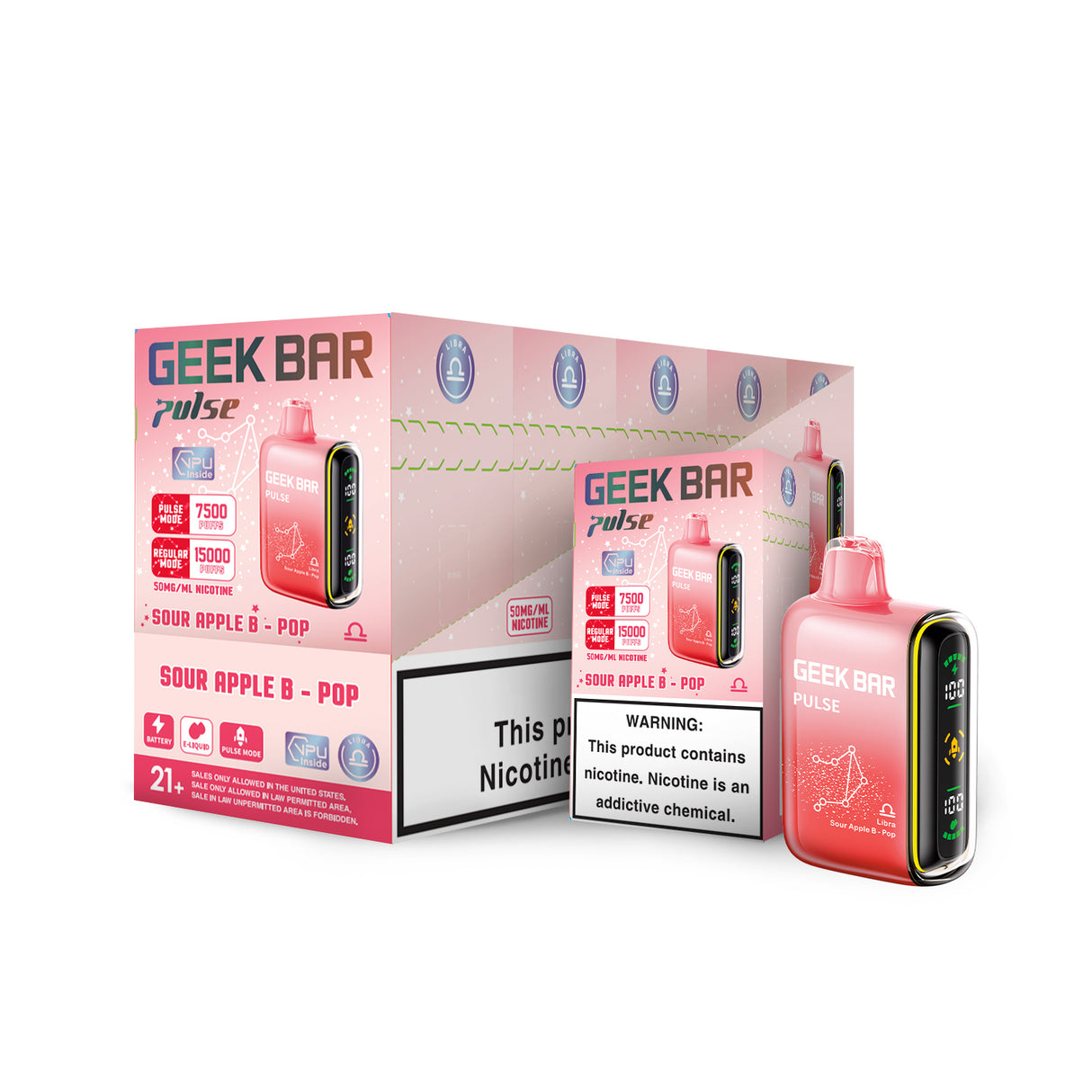 Geek Bar Pulse Rechargeable Disposable Device – 15000 Puffs