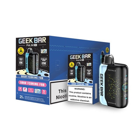 Geek Bar Pulse X 25K Puff Rechargeable Disposable Device – 25000 Puffs (4 Box per Flavor Max Limit)