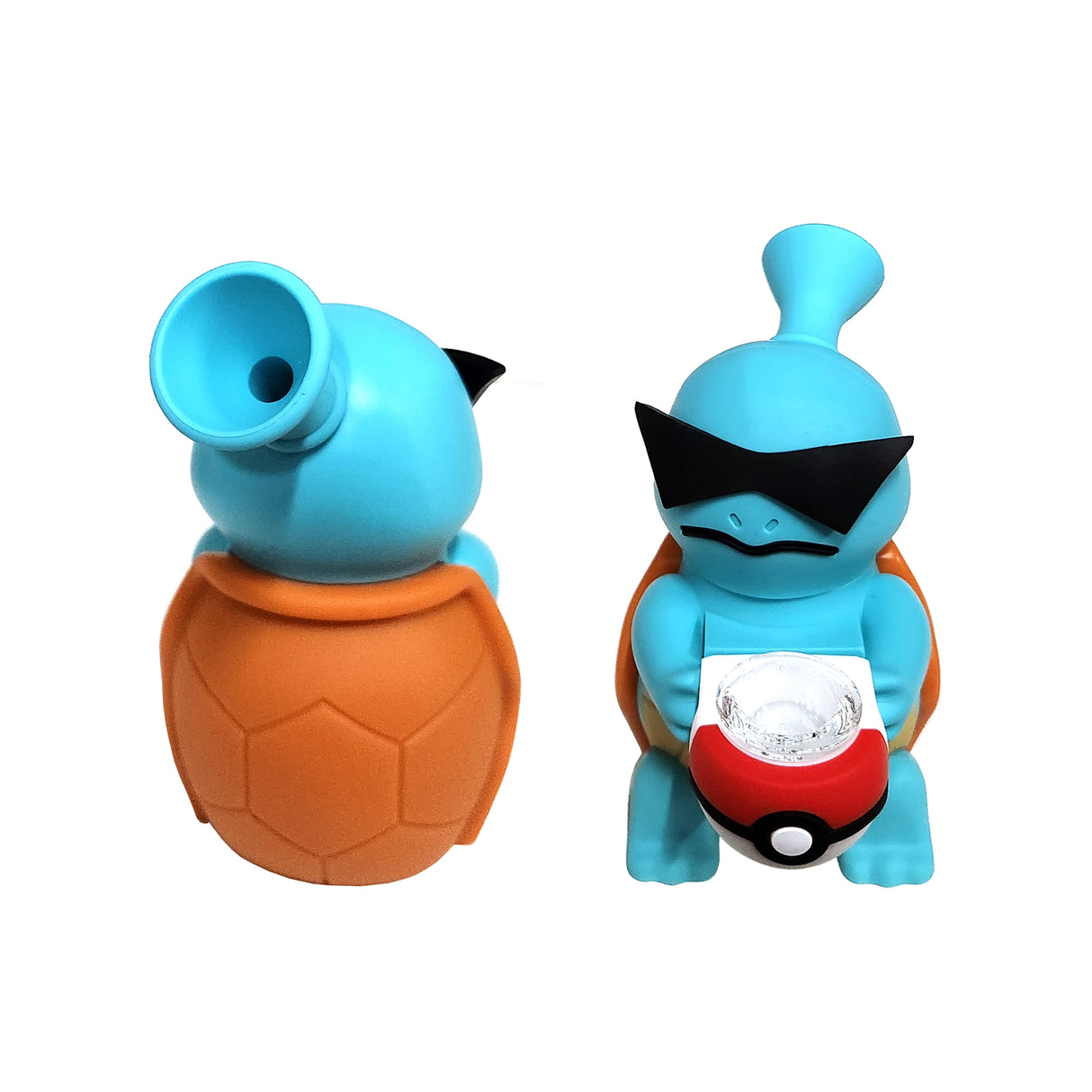 5" Squirtle Style Silicone Water Pipe