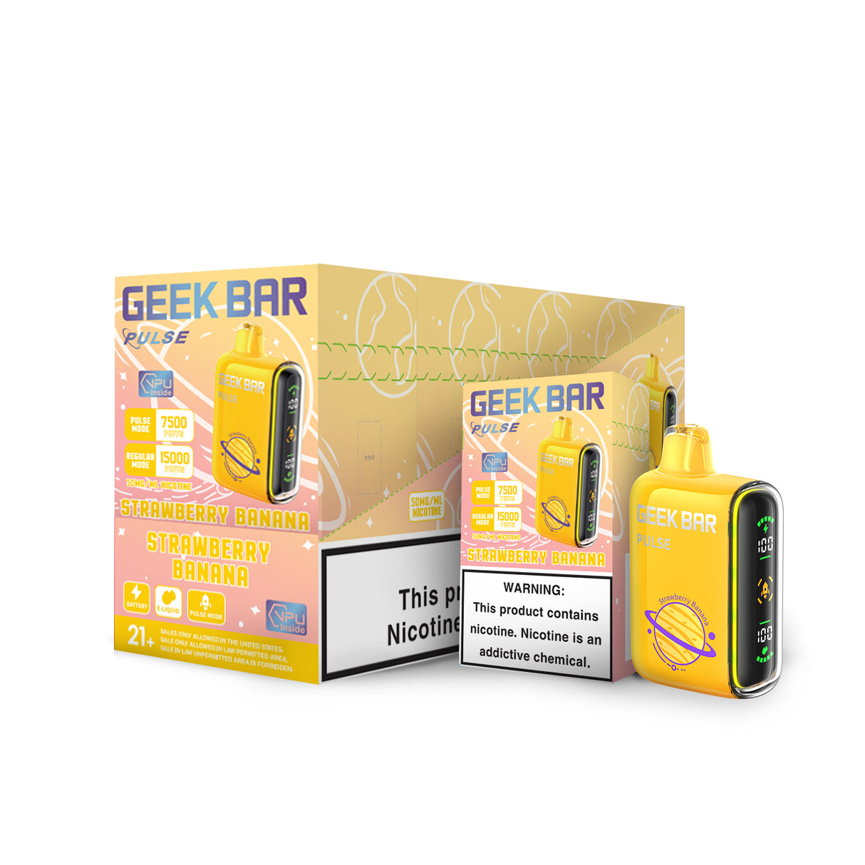 Geek Bar Pulse Rechargeable Disposable Device – 15000 Puffs