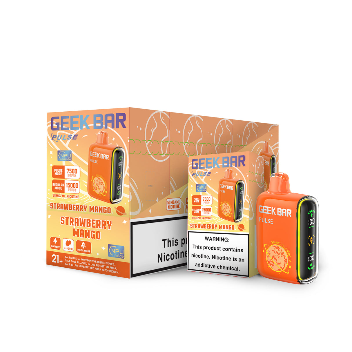 Geek Bar Pulse Rechargeable Disposable Device – 15000 Puffs