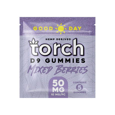 TORCH Good Day Hemp Derived D9 Gummies 5CT 50MG