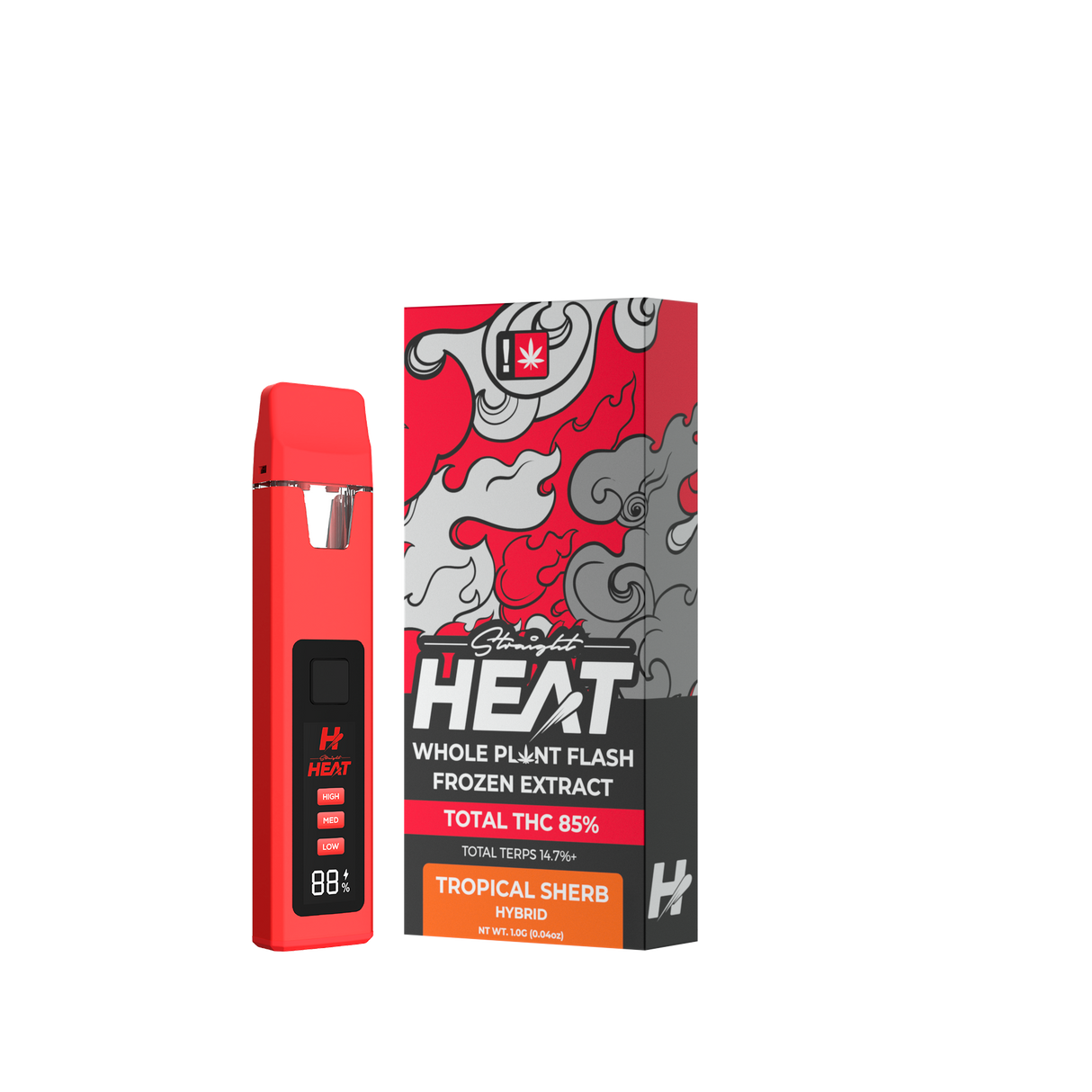 Straight Heat 1g Disposable Device