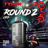 Tyson 2.0 "Round 2" Heavy Weight Disposable – 7500 Puffs