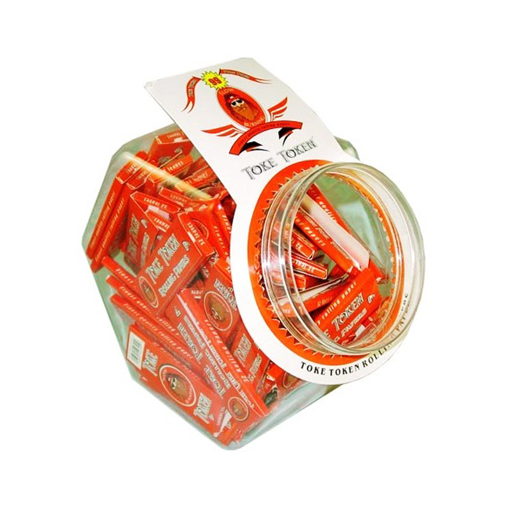 Toke Token Rolling Paper 1.25, 72CT in a Jar