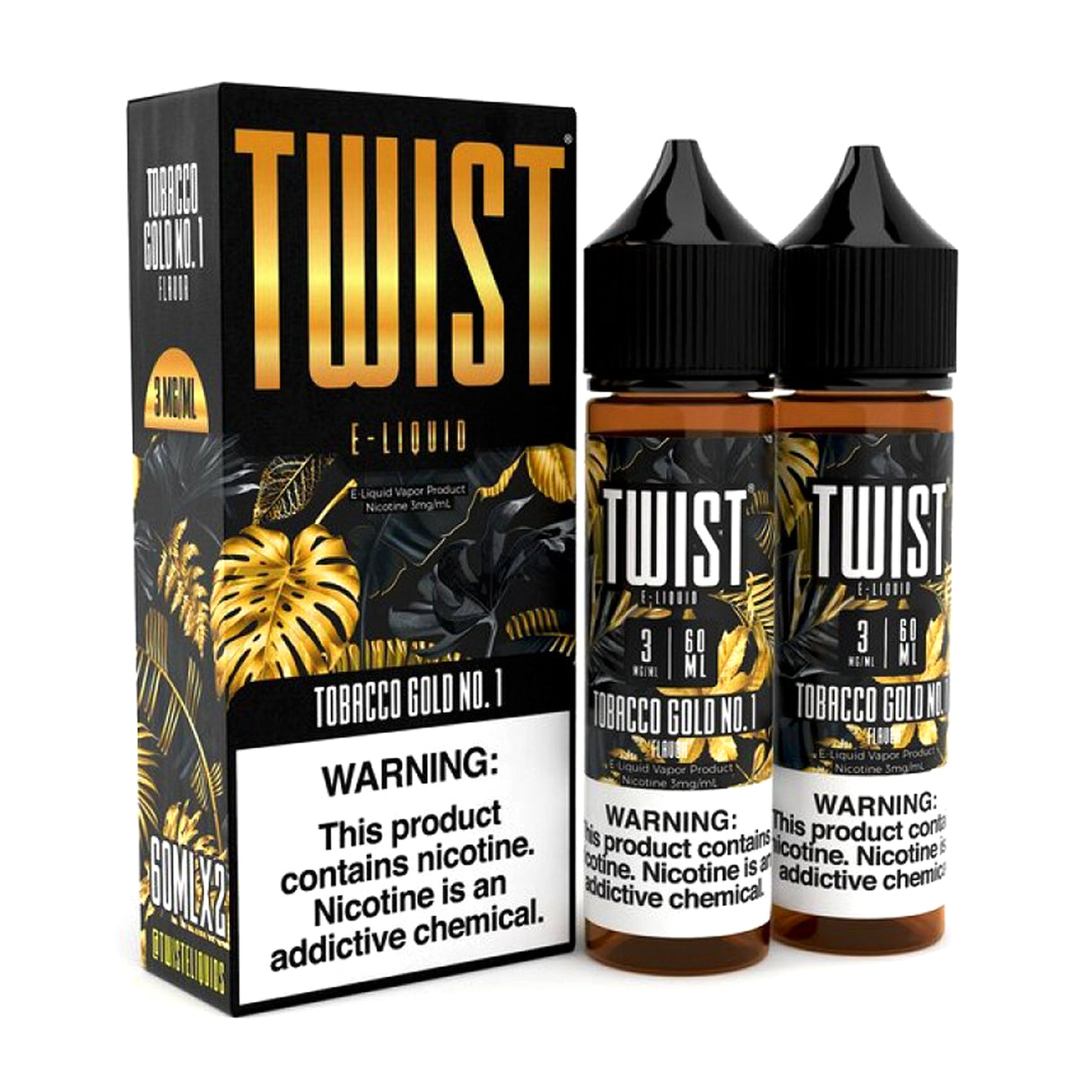 Twist E-Liquid 120ML – Tobacco Gold No.1