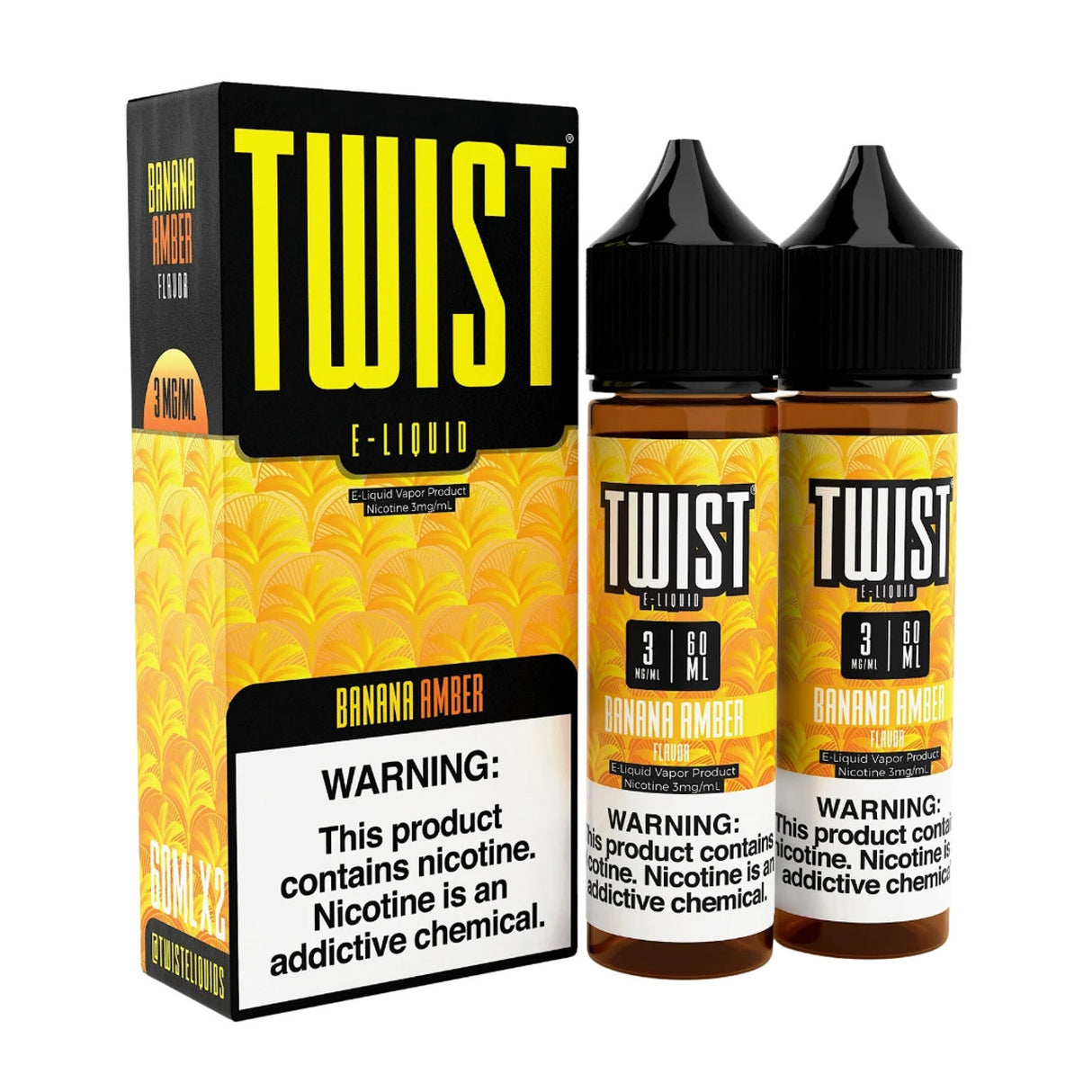 Twist E-Liquid 120ML – Banana Amber (Banana Oatmeal Cookie)