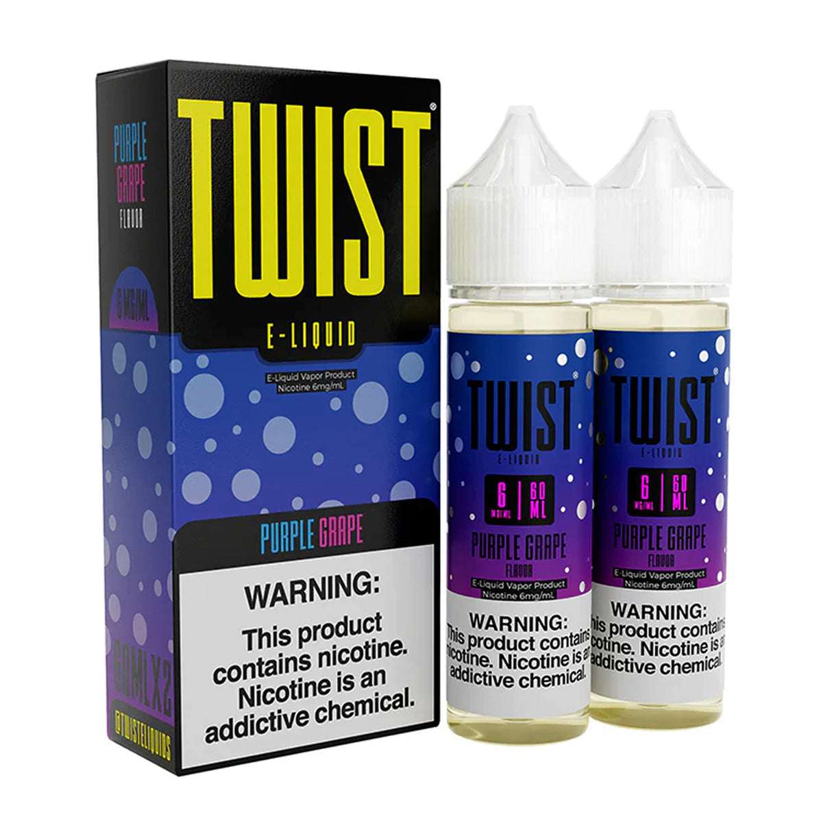 Twist E-Liquid 120ML – Purple Grape (Grape Berry Mix)