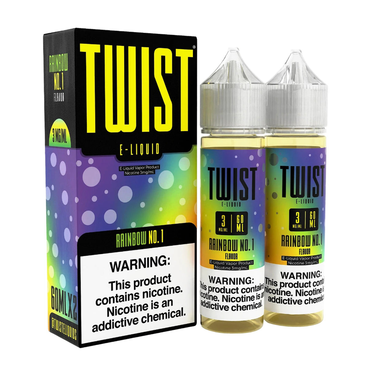 Twist E-Liquid 120ML – Rainbow No.1