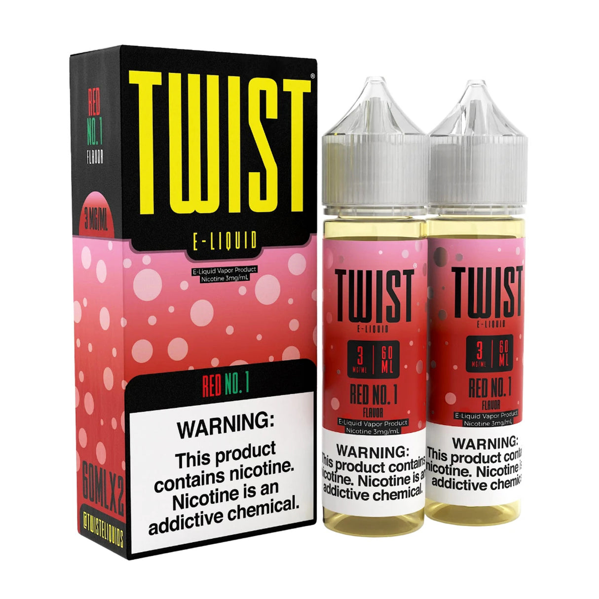 Twist E-Liquid 120mL - Red No.1 (Watermelon Madness)