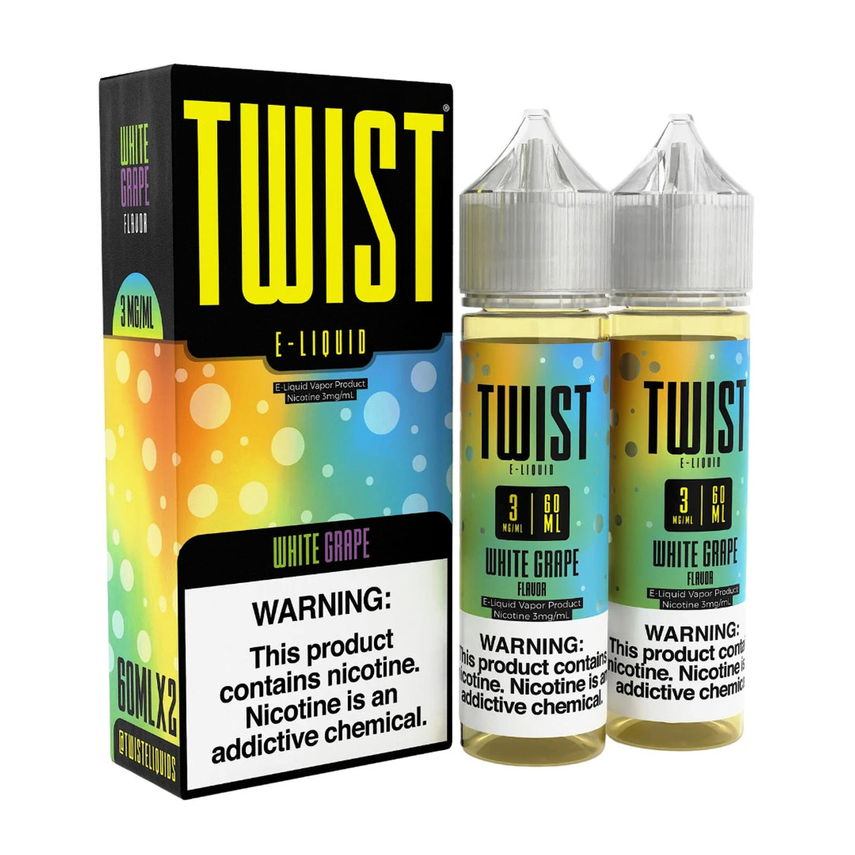 Twist E-Liquid 120ML - White Grape