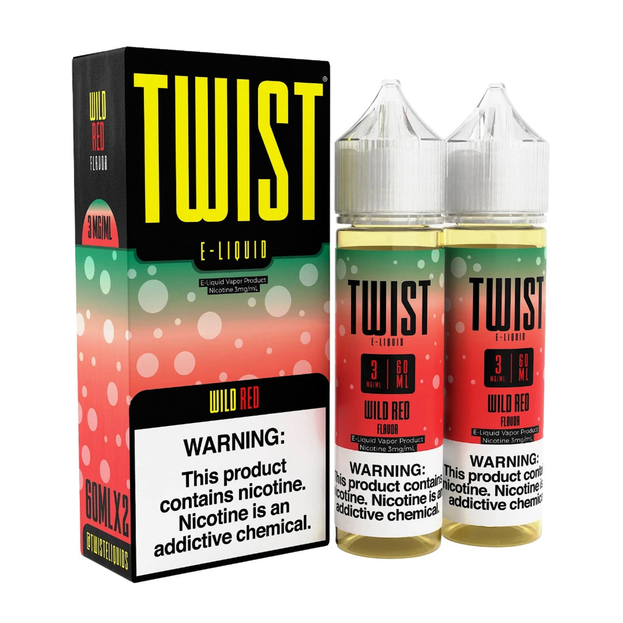 Twist E-Liquid 120mL - Wild Red (Wild Watermelon Lemonade)