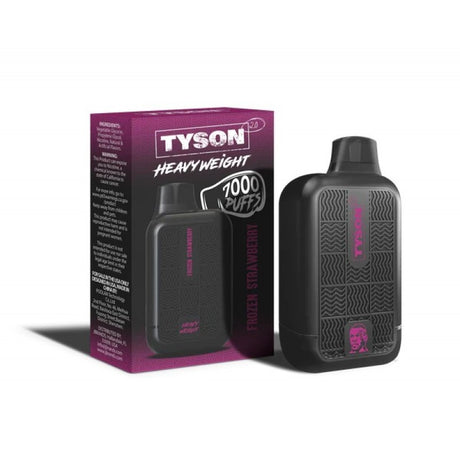 Tyson 2.0 Heavy Weight Rechargeable Disposable – 7000 Puffs Tyson 2.0 Tyson 2.0 Heavy Weight Rechargeable Disposable – 7000 Puffs